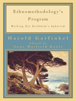 cover image of Ethnomethodology's Program